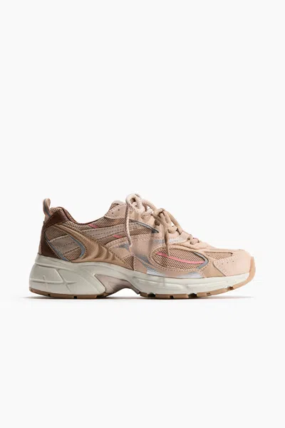 H&m Chunky Sneakers In Neutral