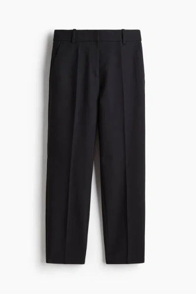 H&m Cigarette Trousers In Black