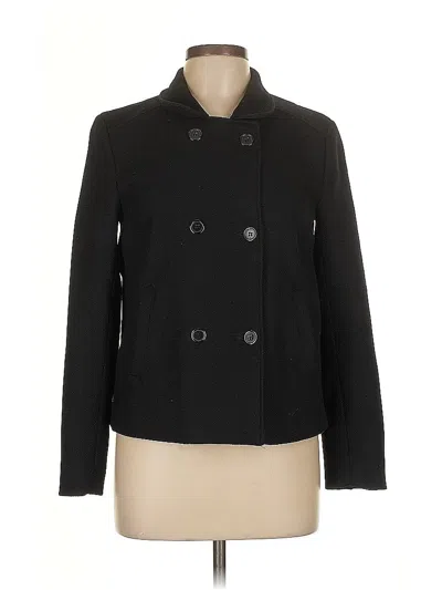 Pre-owned H&m Coat In Black