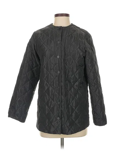 Pre-owned H&m Coat In Black