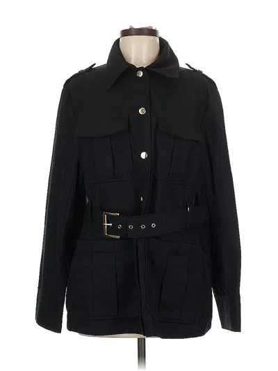 Pre-owned H&m Coat In Black