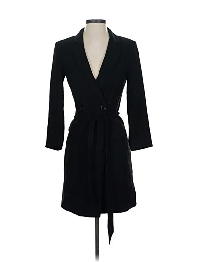 Pre-owned H&m Coat In Black