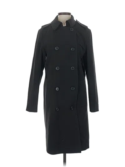 Pre-owned H&m Coat In Black