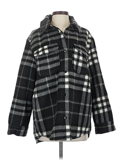 Pre-owned H&m Coat In Black