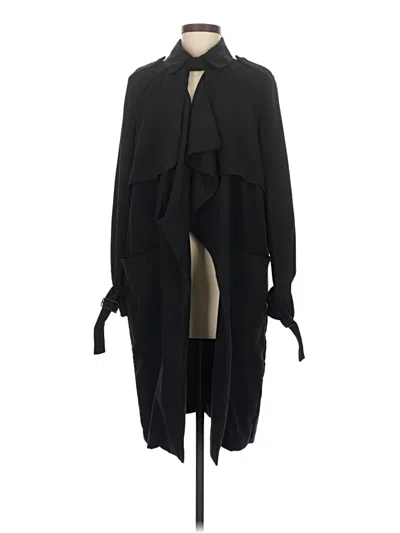 Pre-owned H&m Coat In Black