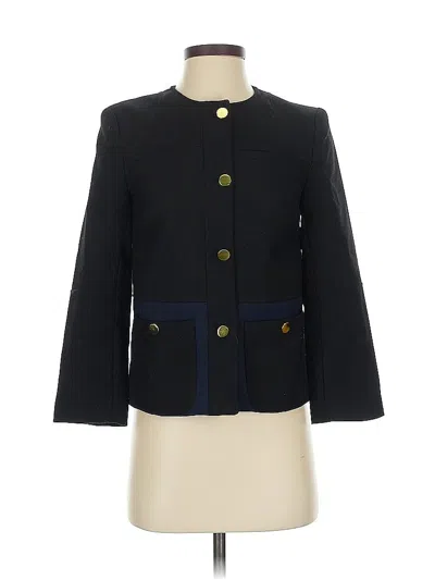 Pre-owned H&m Coat In Black