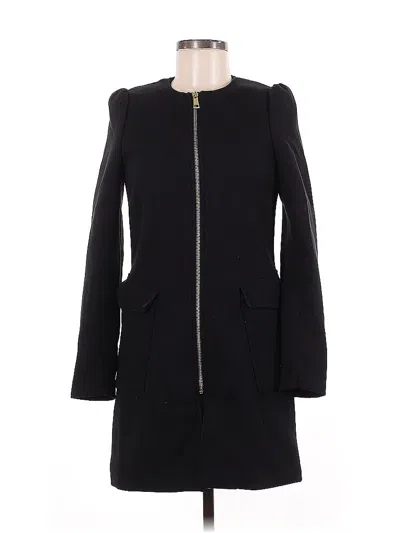 Pre-owned H&m Coat In Black