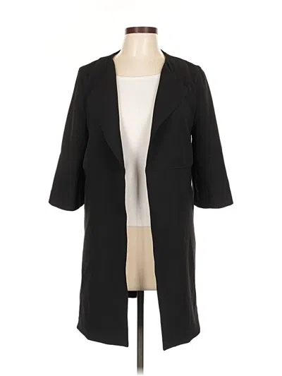 Pre-owned H&m Coat In Black