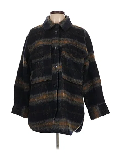Pre-owned H&m Coat In Black