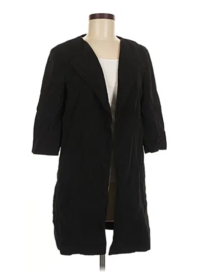 Pre-owned H&m Coat In Black