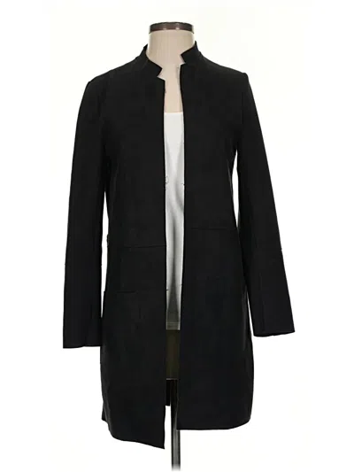 Pre-owned H&m Coat In Black