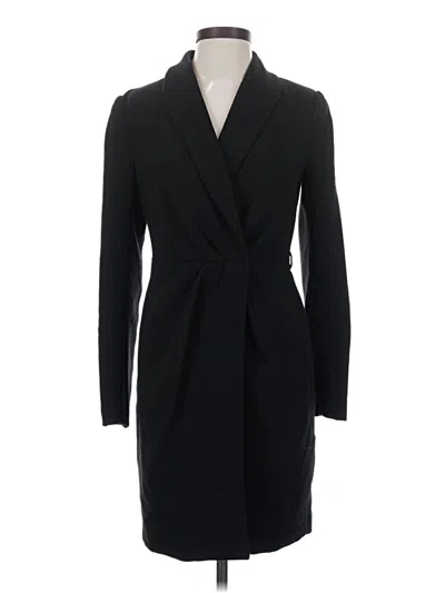 Pre-owned H&m Coat In Black