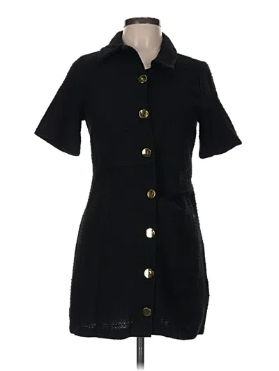 Pre-owned H&m Coat In Black