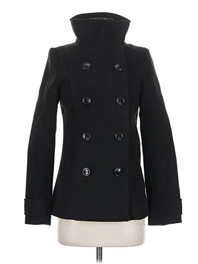 Pre-owned H&m Coat In Black