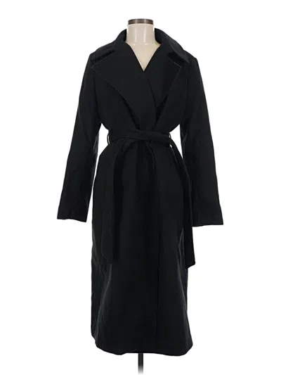 Pre-owned H&m Coat In Black