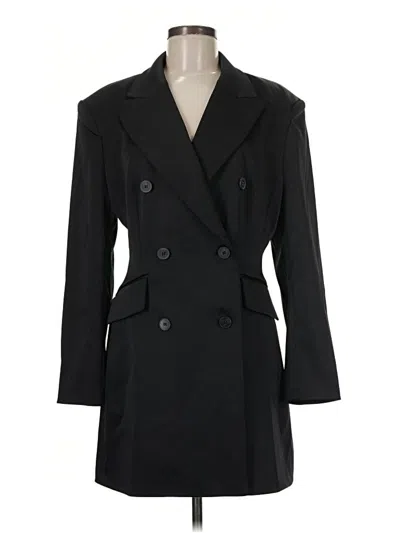 H&m Coat In Black