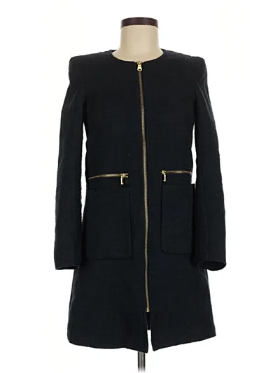 Pre-owned H&m Coat In Black
