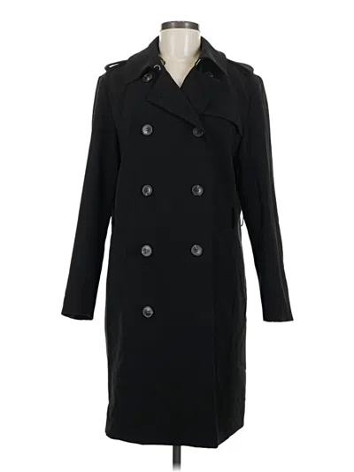 Pre-owned H&m Coat In Black