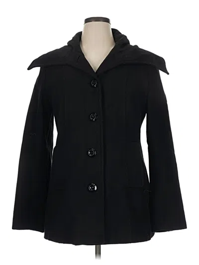 Pre-owned H&m Coat In Black