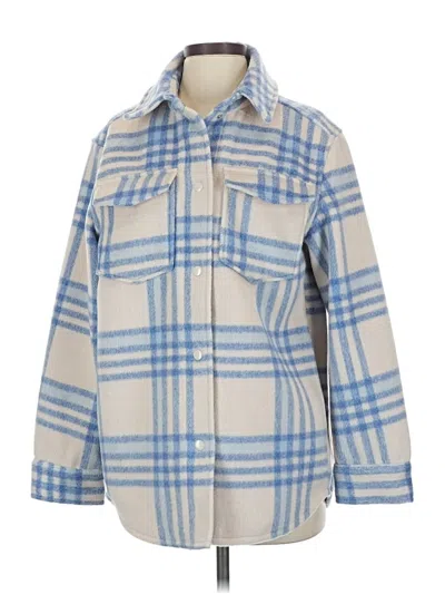 Pre-owned H&m Coat In Blue