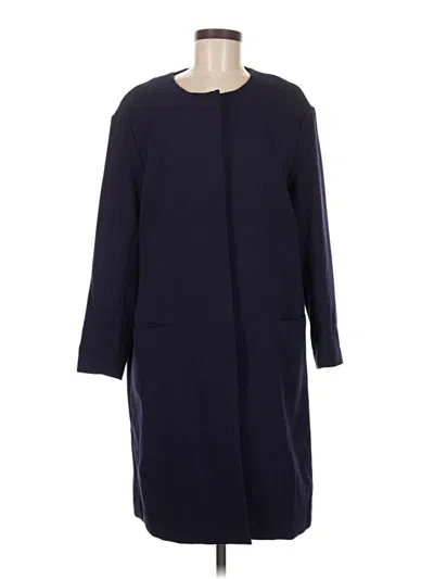Pre-owned H&m Coat In Blue