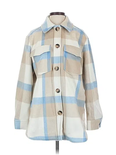 Pre-owned H&m Coat In Blue