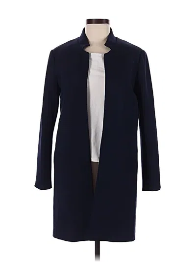 Pre-owned H&m Coat In Blue