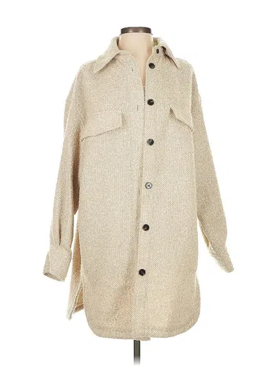 Pre-owned H&m Coat In Brown