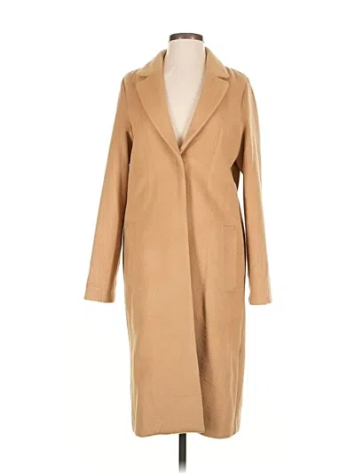 Pre-owned H&m Coat In Brown