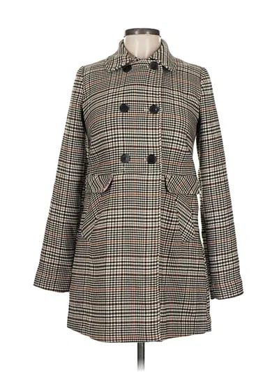 Pre-owned H&m Coat In Brown