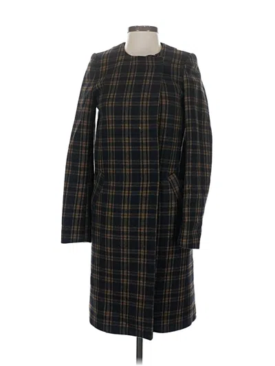 Pre-owned H&m Coat In Brown