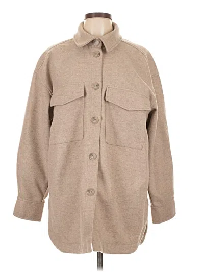 Pre-owned H&m Coat In Brown