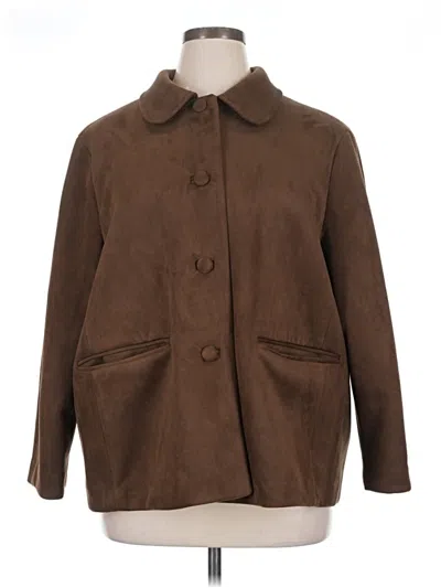 Pre-owned H&m Coat In Brown