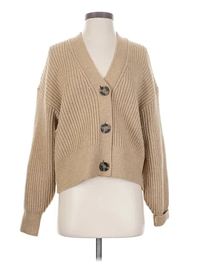Pre-owned H&m Coat In Brown