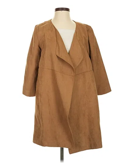 Pre-owned H&m Coat In Brown