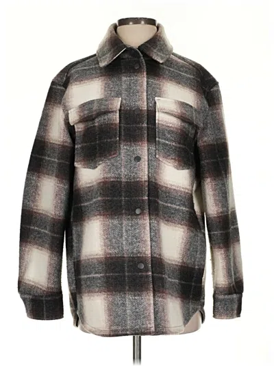 Pre-owned H&m Coat In Brown