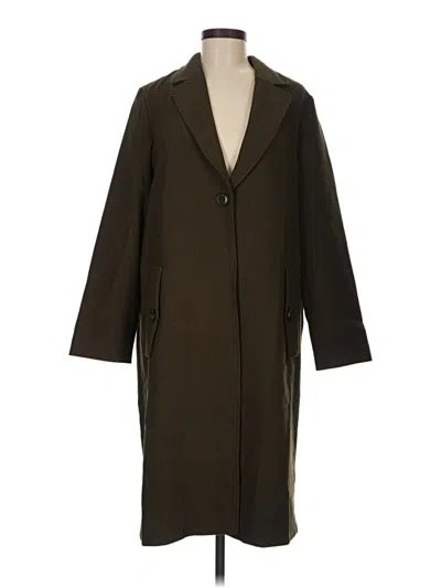 Pre-owned H&m Coat In Brown
