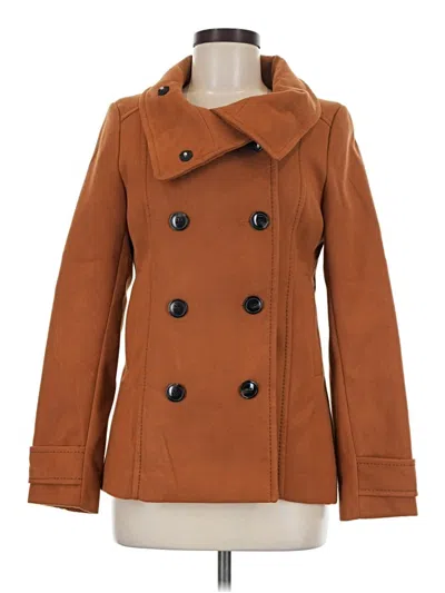 Pre-owned H&m Coat In Brown