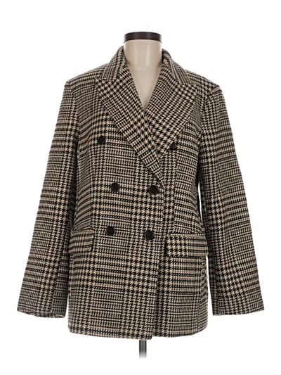 Pre-owned H&m Coat In Brown