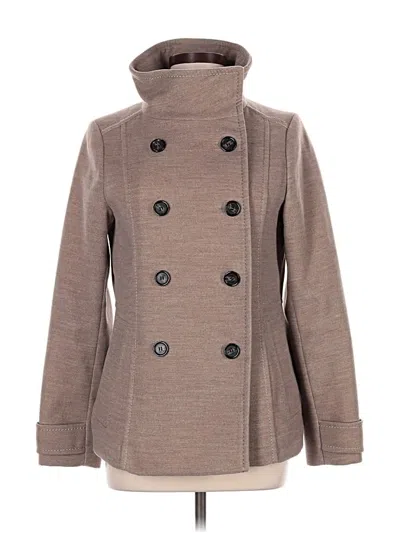 Pre-owned H&m Coat In Brown
