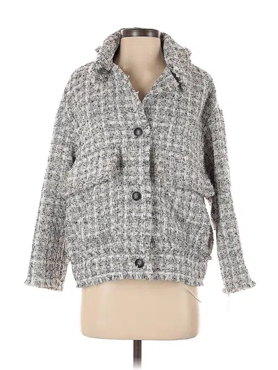 Pre-owned H&m Coat In Gray