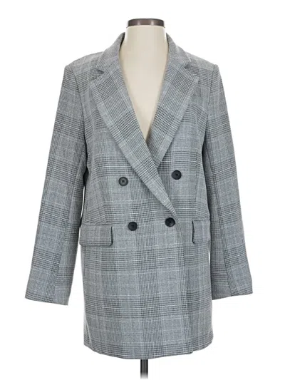 Pre-owned H&m Coat In Gray