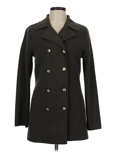 Pre-owned H&m Coat In Gray