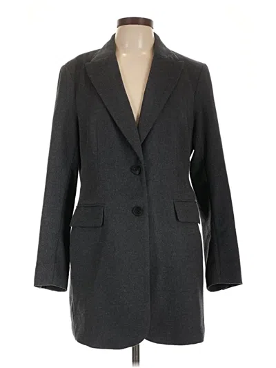 Pre-owned H&m Coat In Gray