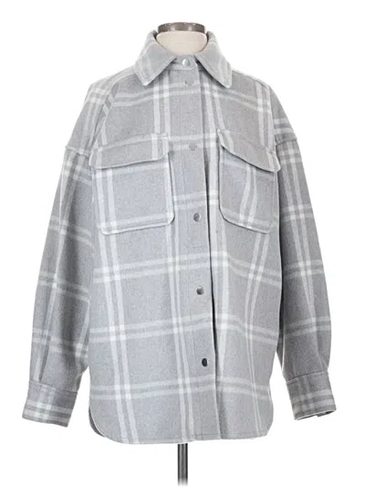 Pre-owned H&m Coat In Gray