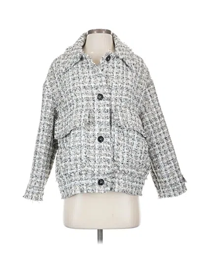 Pre-owned H&m Coat In Gray