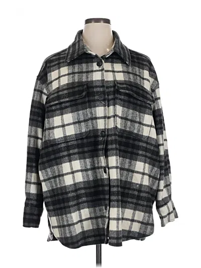 Pre-owned H&m Coat In Gray