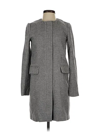 Pre-owned H&m Coat In Gray