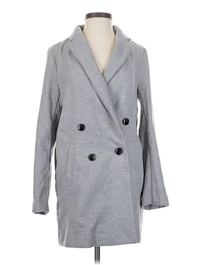 Pre-owned H&m Coat In Gray