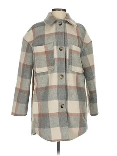 Pre-owned H&m Coat In Gray